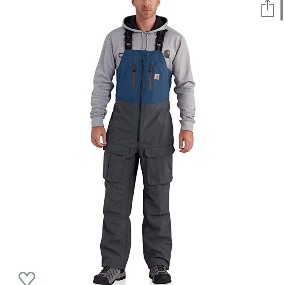 NWT Carhartt Shoreline Angler Bib